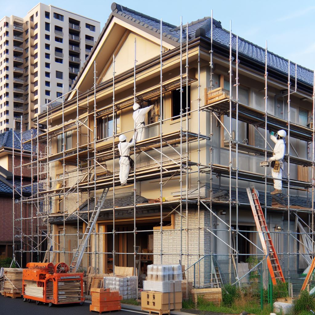 戸建て住宅の外壁塗装福岡